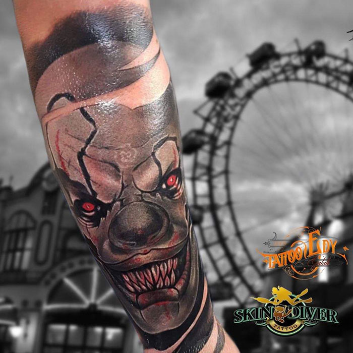 Tattoo Scary Clown