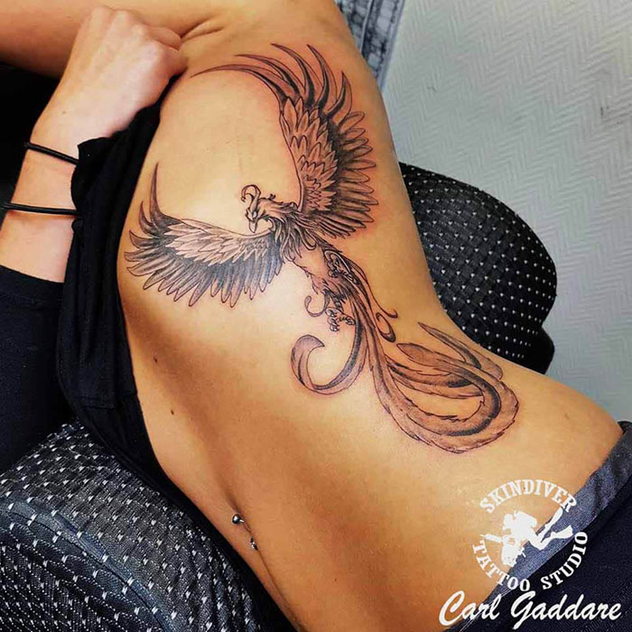 Tattoo phoenix Fire Bird