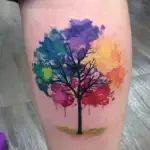 Watercolor Tattoo Style